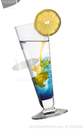 Image of surreal color cocktail