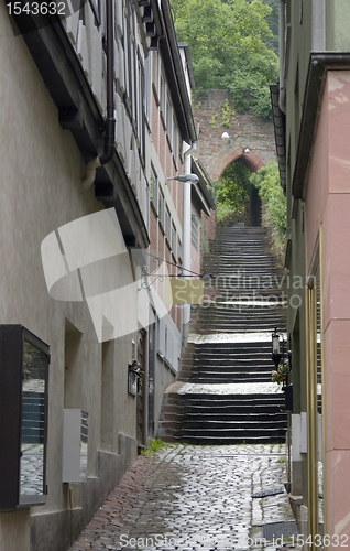 Image of old stairway in Miltenberg