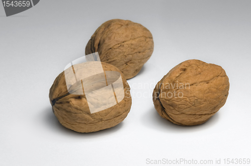 Image of three walnuts