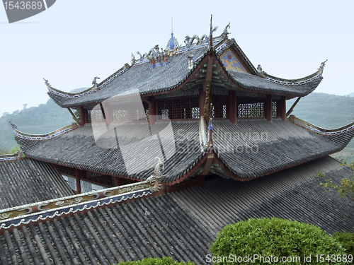 Image of roof at Fengdu County