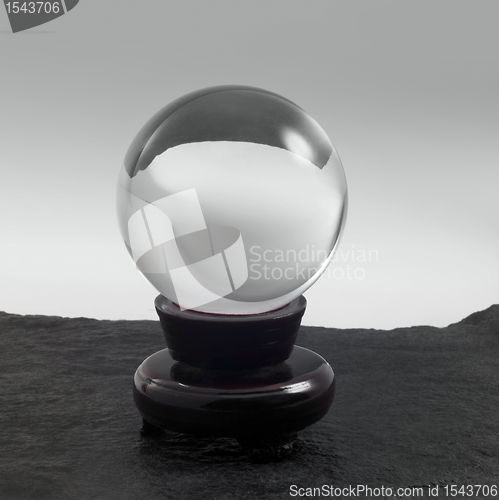 Image of crystal ball on stand
