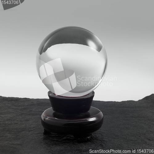 Image of crystal ball on stand