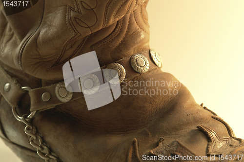 Image of cowboy boot closeup