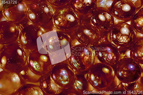 Image of iridescent glass beads