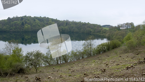 Image of maar in the Vulkan Eifel