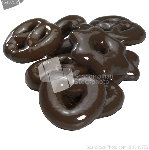 Image of various glossy gingerbreads