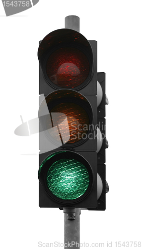 Image of green traffic light