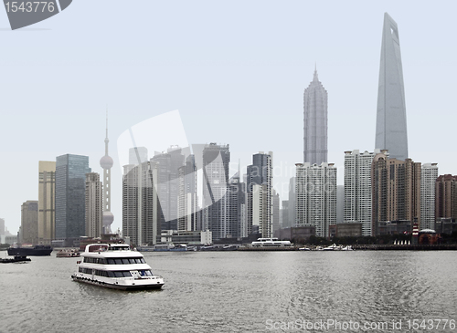 Image of Skyline of Pudong in Shanghai