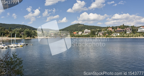 Image of idyllic Schluchsee in the Black Forest