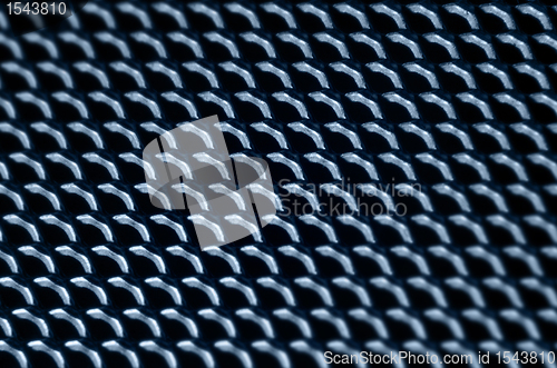 Image of metallic lattice back