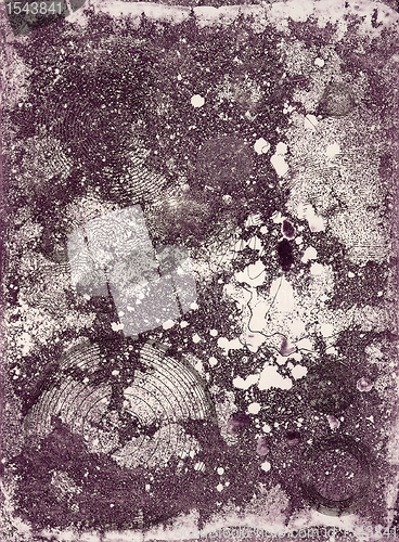 Image of abstract copper plate engraving