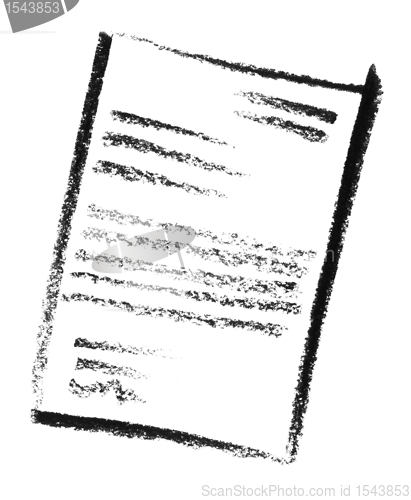 Image of sketched document