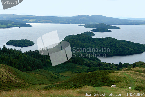 Image of panoramic view of Loch Lomond