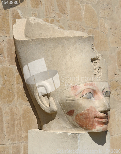 Image of ancient head of Hatschepsut