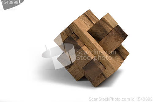 Image of wooden 3D puzzle