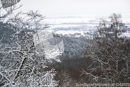 Image of winter scenery in Hohenlohe