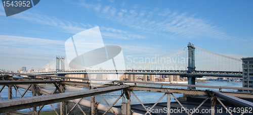 Image of Manhattan Bridge and New York