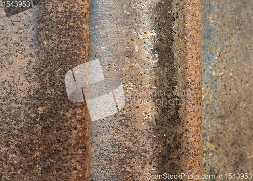 Image of rusty corrosion detail