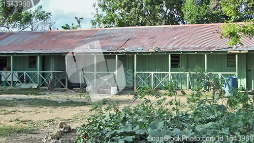 Image of caribbean wooden house