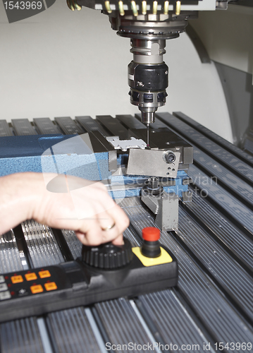 Image of metal milling machine