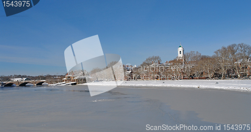 Image of Cambridge scenery at winter time