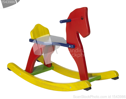 Image of rocking horse sideways