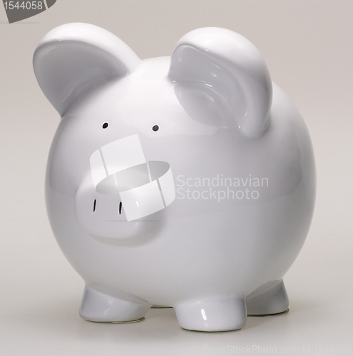 Image of white porcelain piggybank