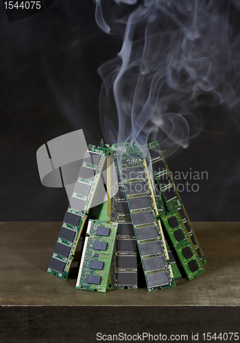 Image of RAM and smoke