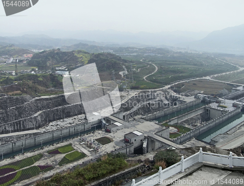 Image of Three Gorges Dam at Yangtze River