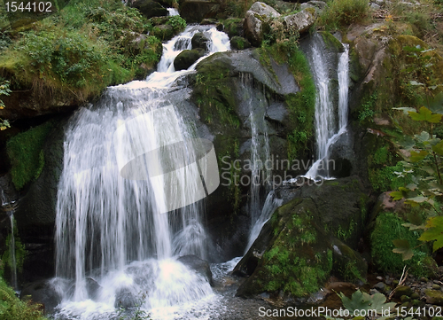 Image of idyllic Triberg Waterfalls