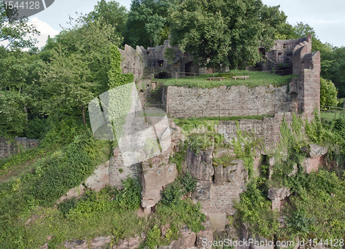 Image of idyllic scenery around Wertheim Castle