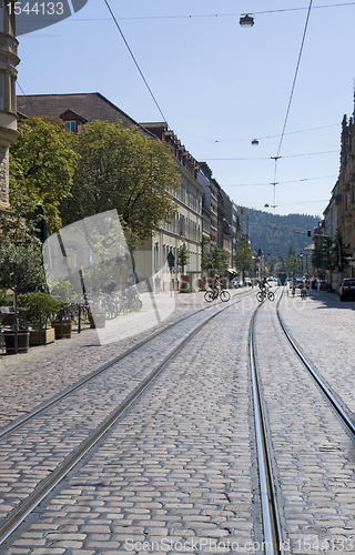 Image of Freiburg im Breisgau at summer time