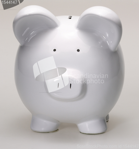 Image of white porcelain piggybank