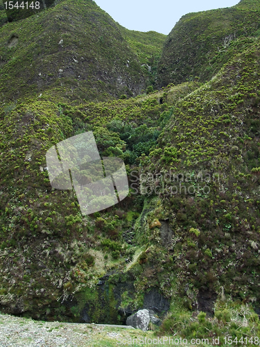 Image of hilly Azores landscape