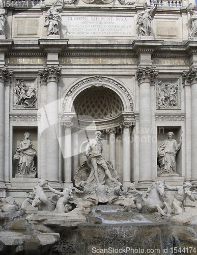 Image of Fontana di Trevi detail