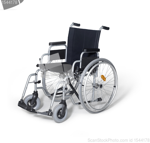 Image of wheelchair in white back