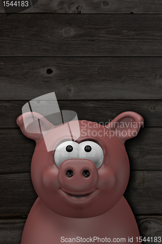 Image of happy pig