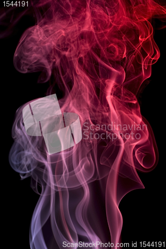Image of colorful smoke detail