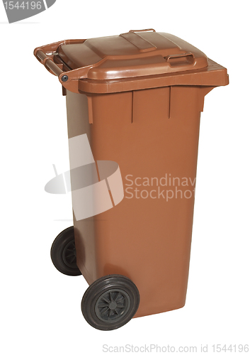 Image of brown waste container