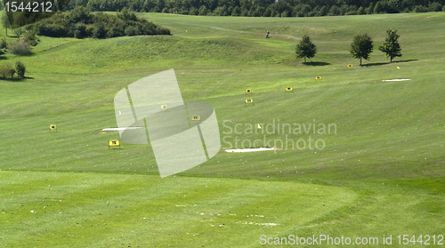 Image of golf scenery at summer time