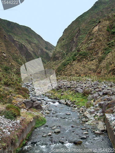 Image of small stream at the Azores