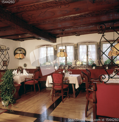 Image of inside a luxury restaurant