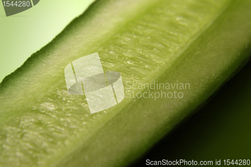 Image of sliced cucumber detail