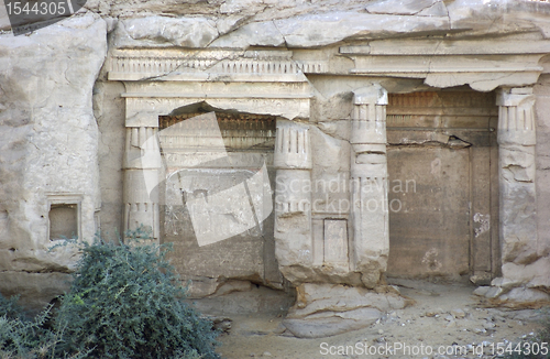 Image of ancient architectural detail in Egypt