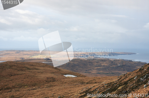 Image of coastal landscape near Stac Pollaidh