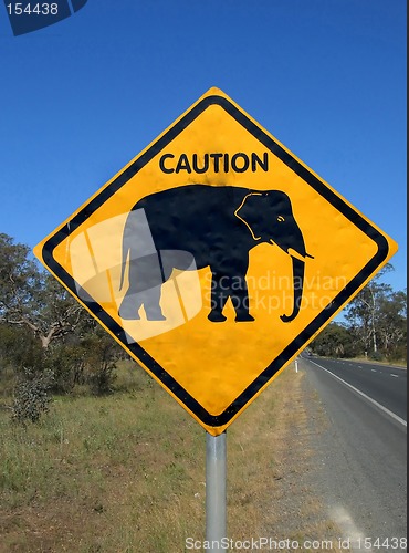 Image of Beware of elephants