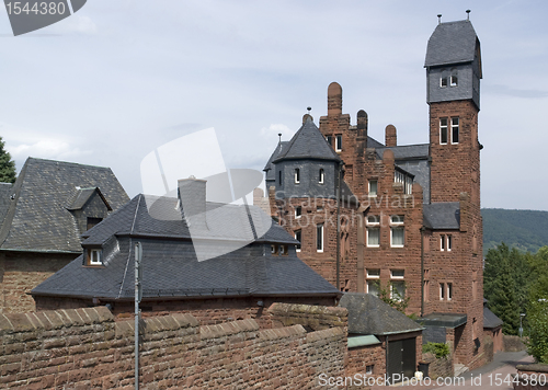 Image of red brick house in Miltenberg