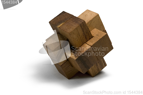 Image of wooden 3D puzzle