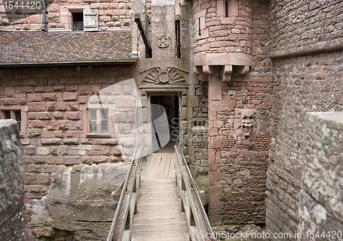 Image of passage in the Haut-Koenigsbourg Castle