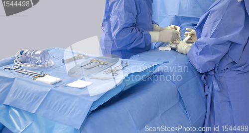 Image of small surgery situation